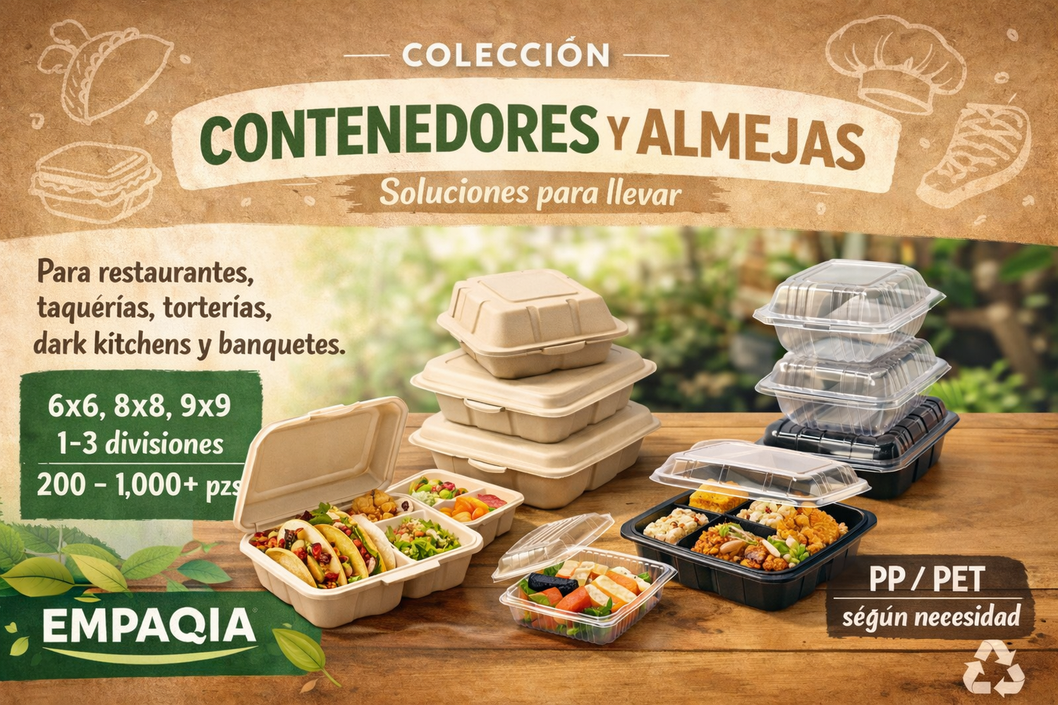 Contenedores y Almejas